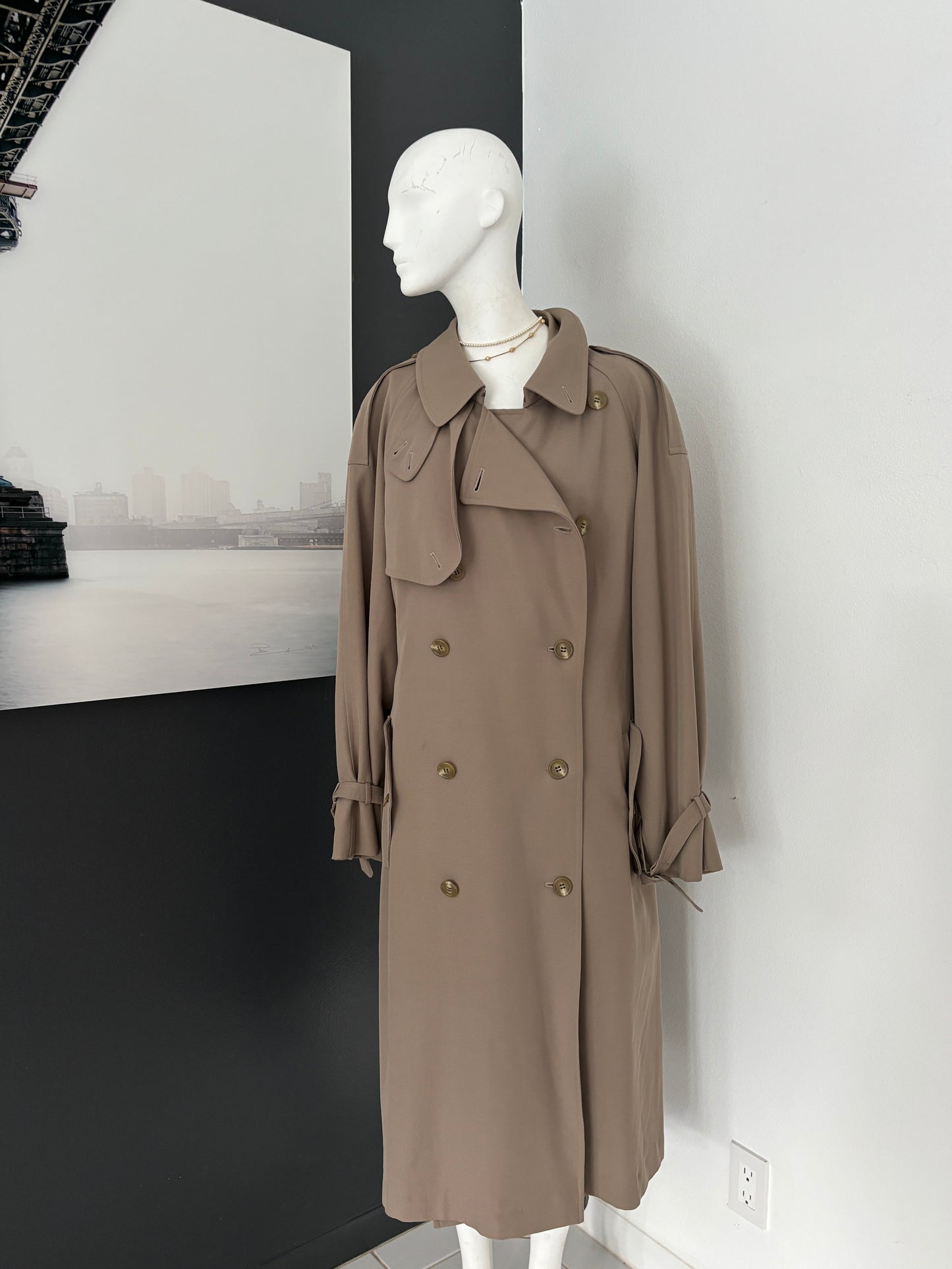Y2K Barneys New York Trench Coat – Made in Japan