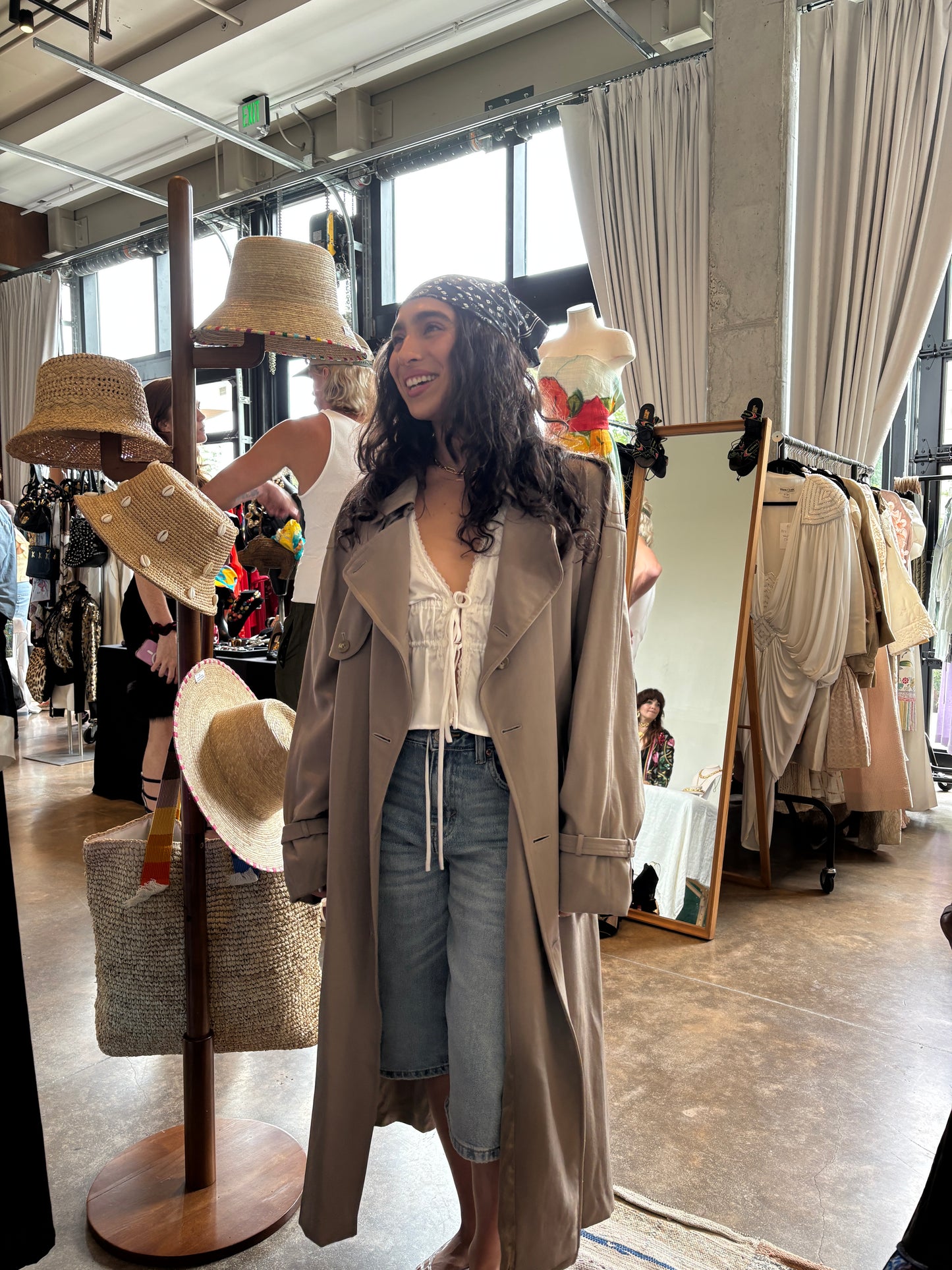 Y2K Barneys New York Trench Coat – Made in Japan