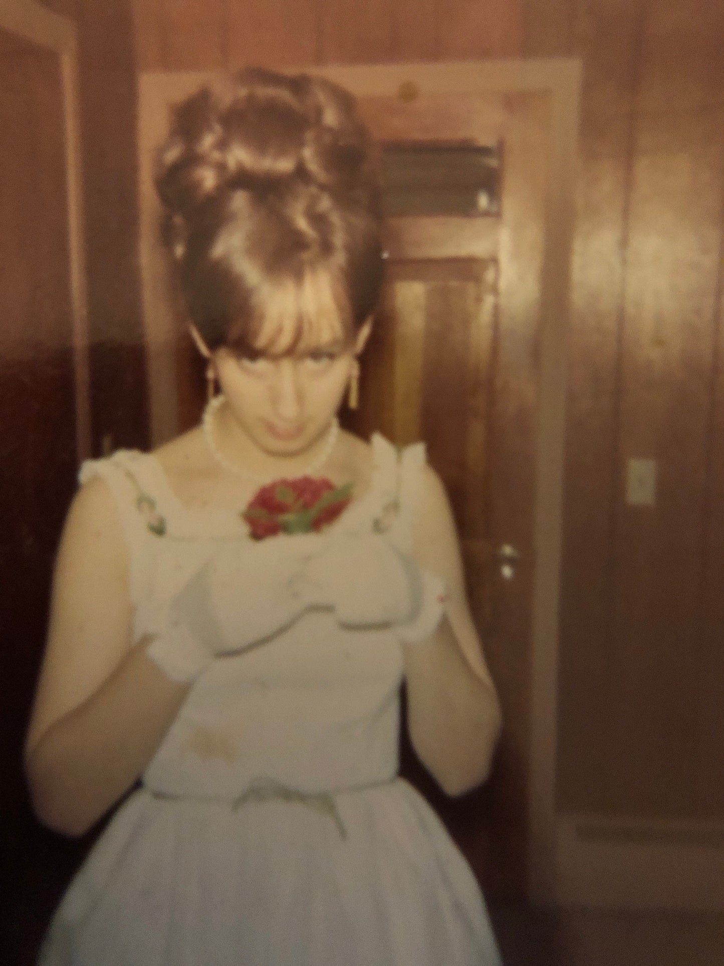 1960s Elegant Evening/Wedding Dress, Size XS