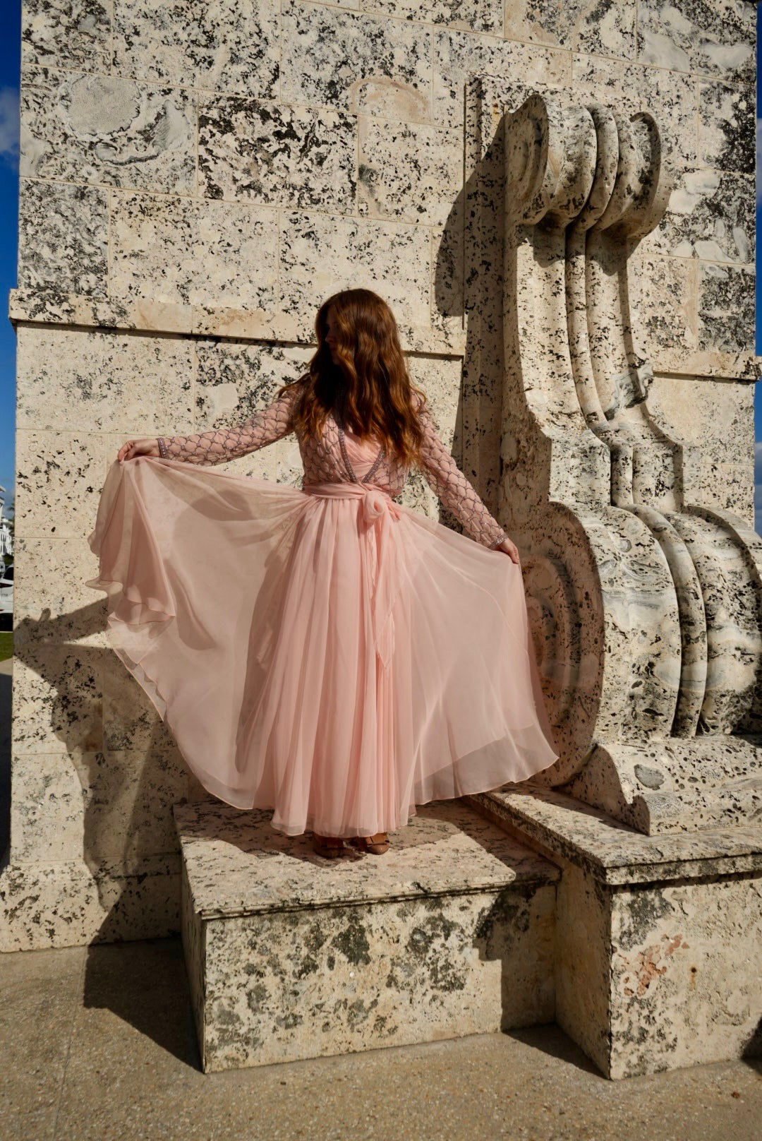 Cinderella 1970s Ballgown with beaded jacket
