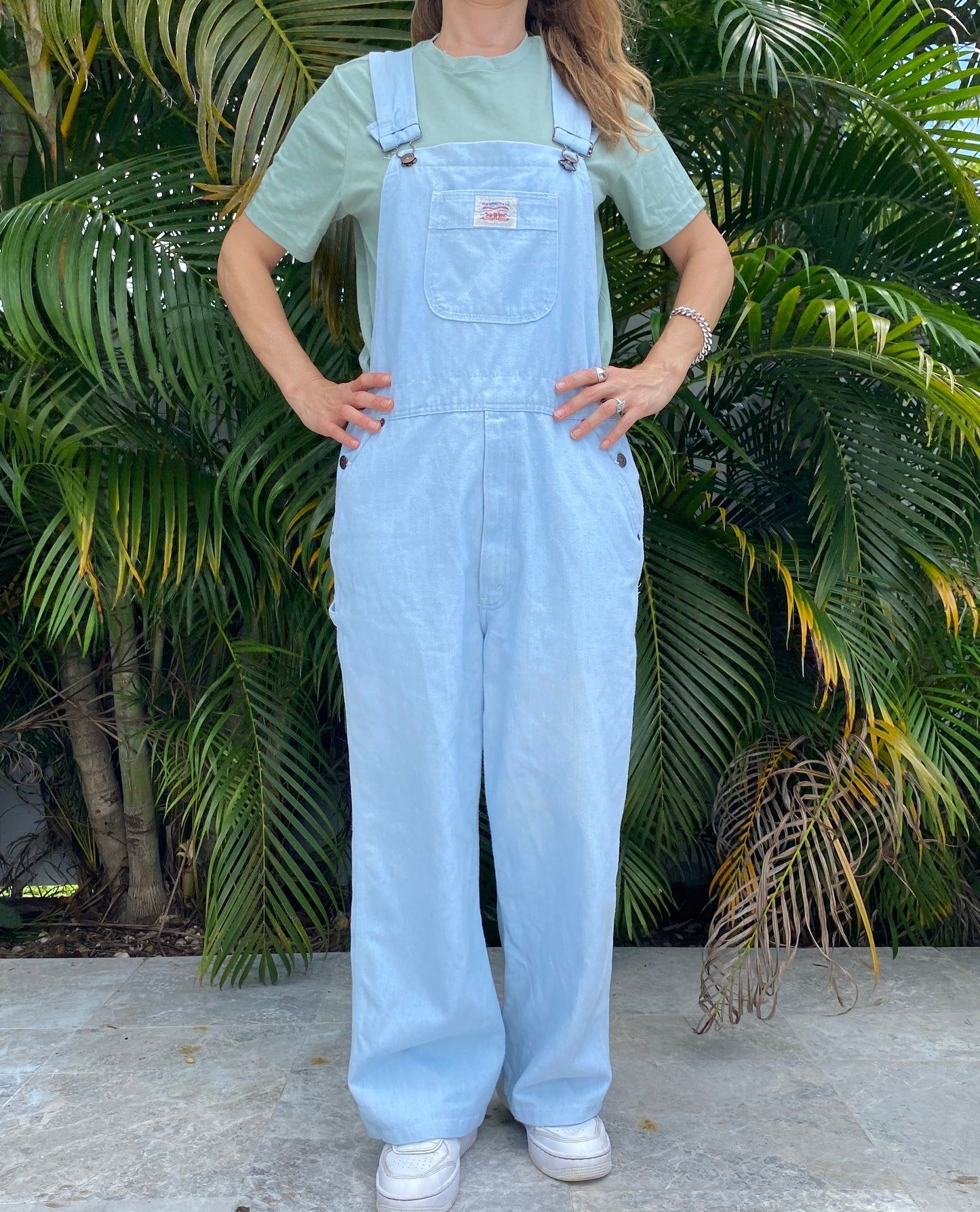 Perfect Light Blue Wash 90s Levis Overalls