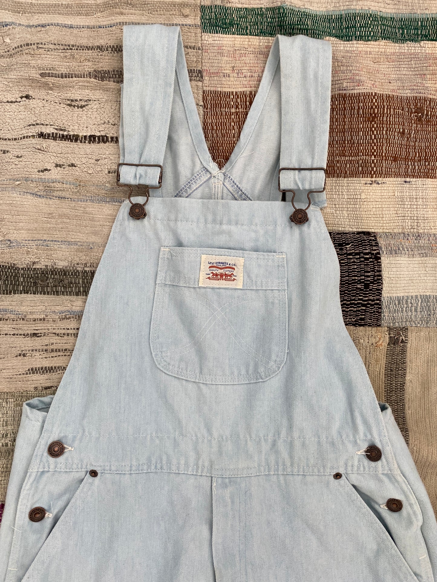 Perfect Light Blue Wash 90s Levis Overalls