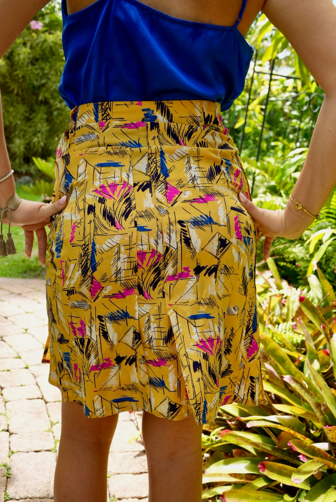 Vintage Chloé “The Twenty Four Collection” Silk Skirt