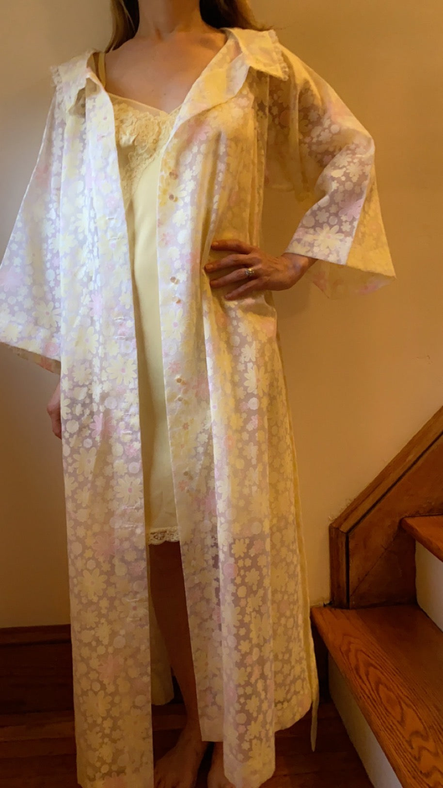 Eyeful floral dressing gown/robe