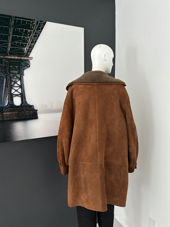 Valentino Vintage Shearling Coat (Late 1970s–Early 1980s)