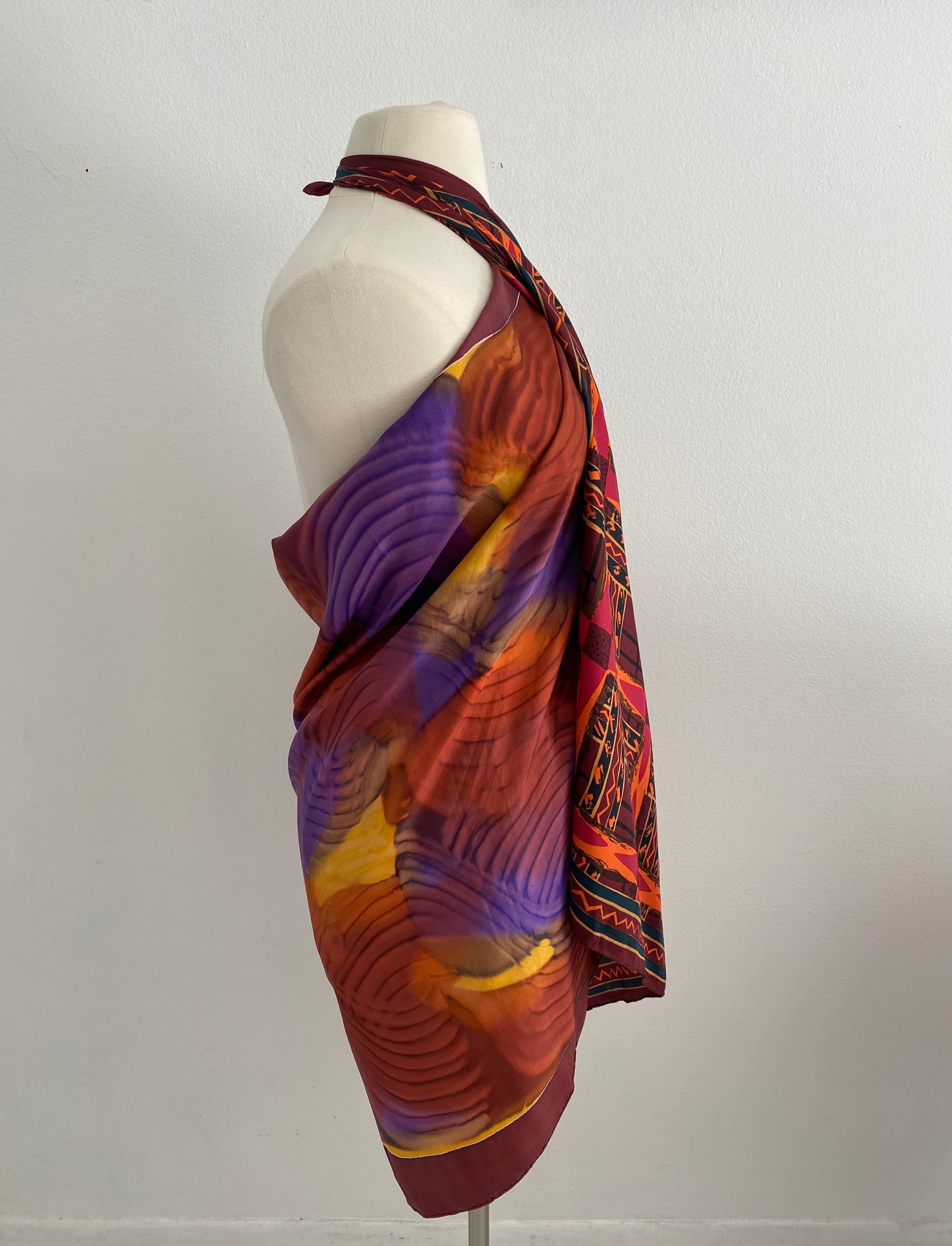 Custom upcycled silk sarong