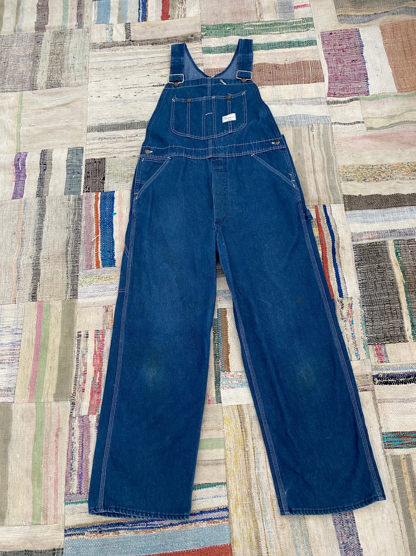 Classic 80s Tradewear Overalls, 38” Waist, American Workwear