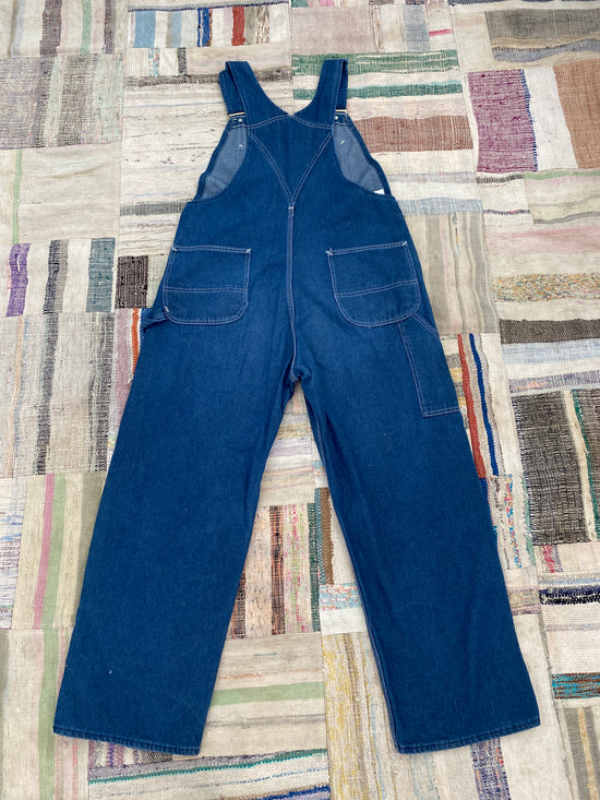 Load image into Gallery viewer, Classic 80s Tradewear Overalls, 38” Waist, American Workwear
