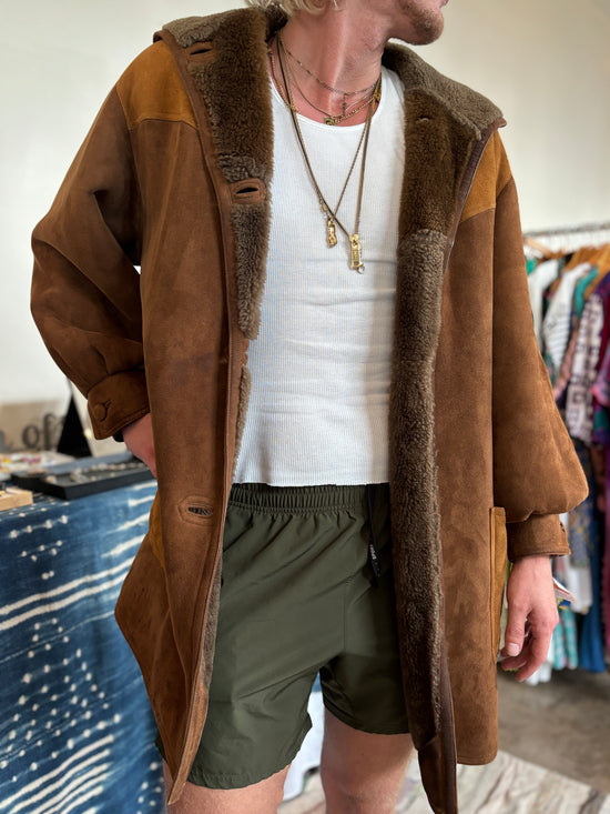 Valentino Vintage Shearling Coat (Late 1970s–Early 1980s)