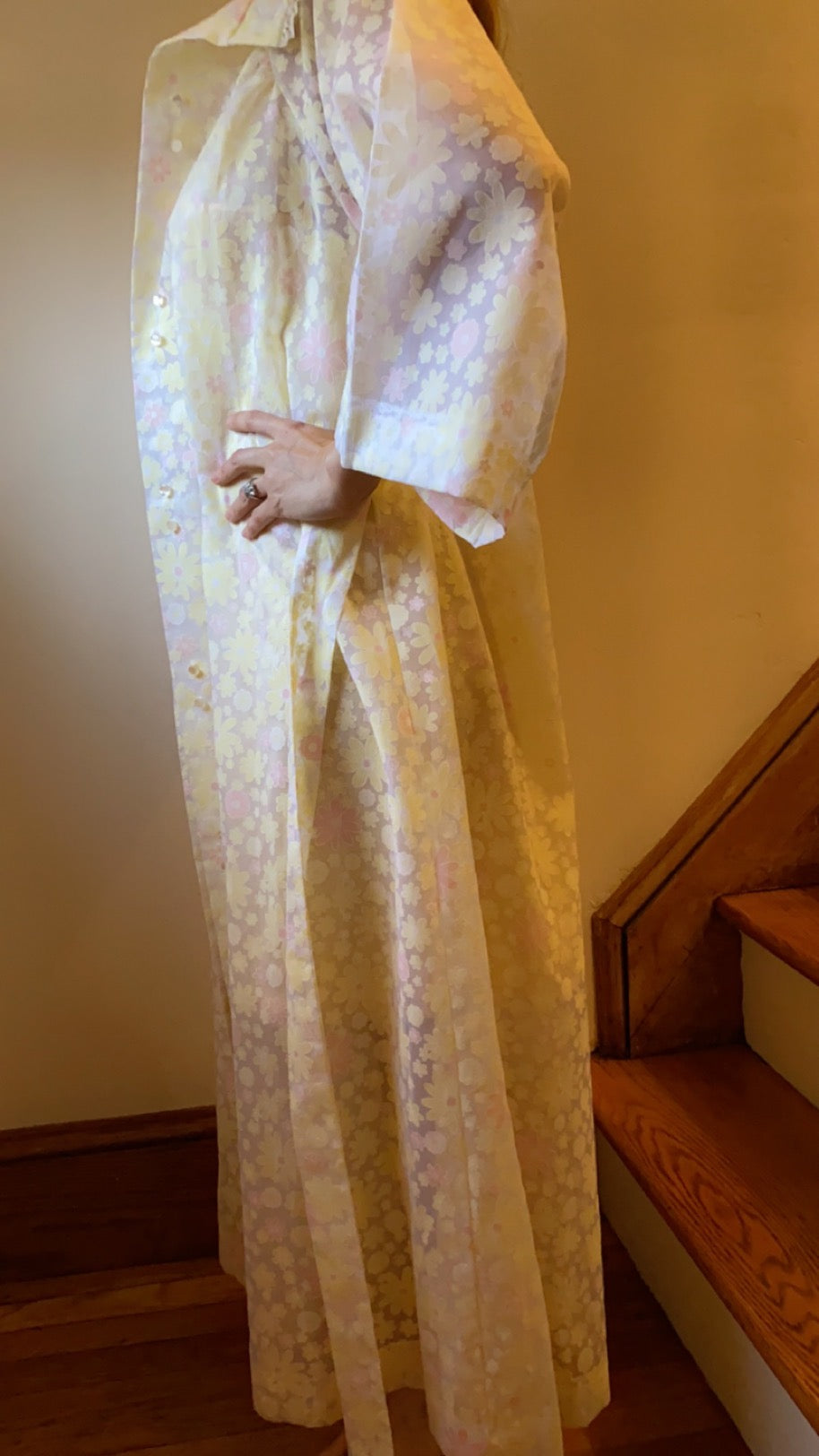 Eyeful floral dressing gown/robe