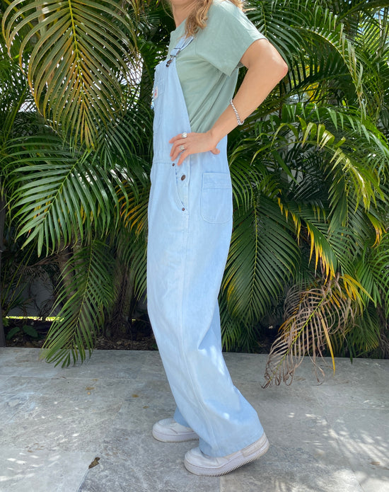 Perfect Light Blue Wash 90s Levis Overalls