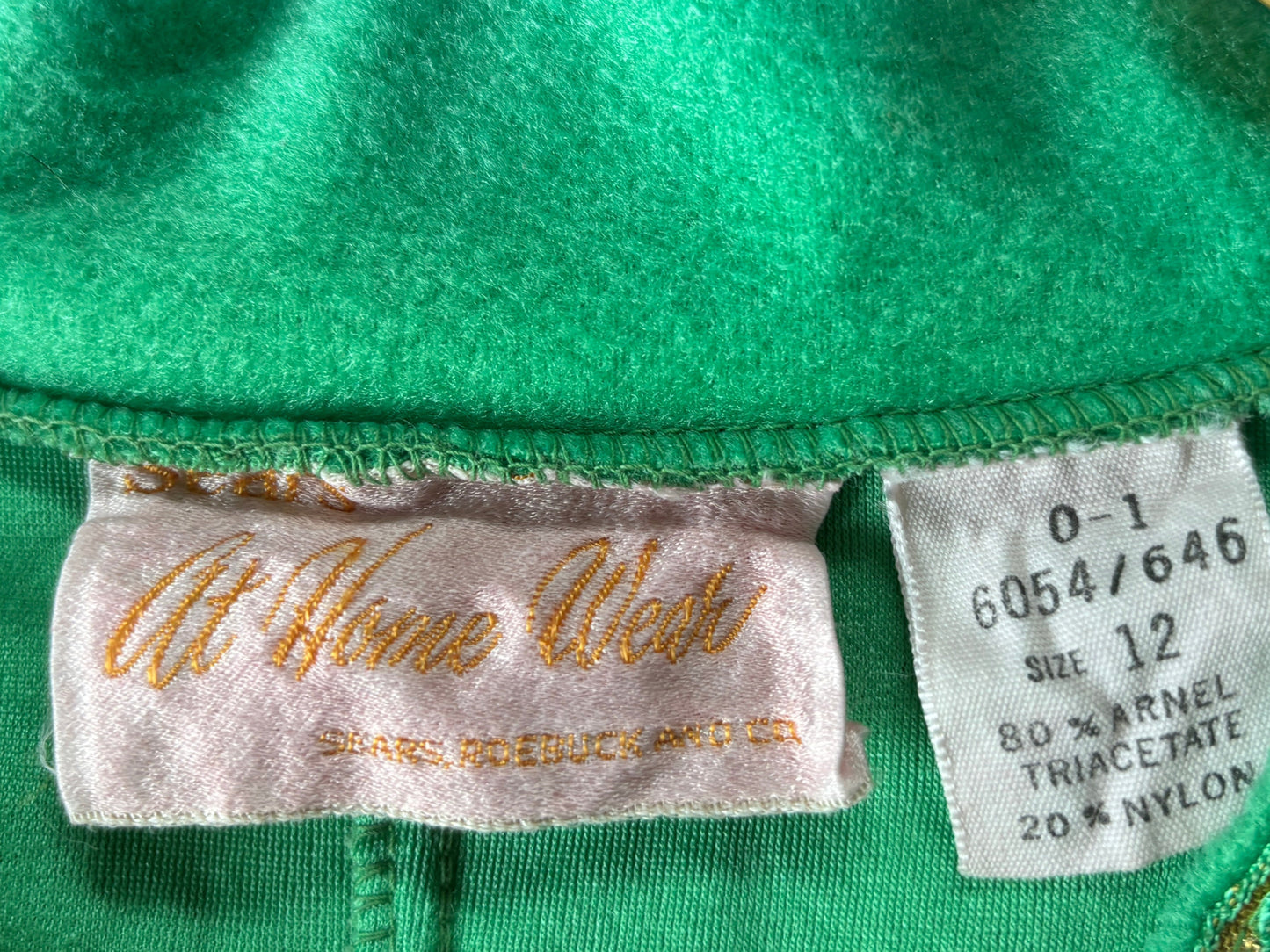 Green Terry Jumpsuit 🐸, Size S