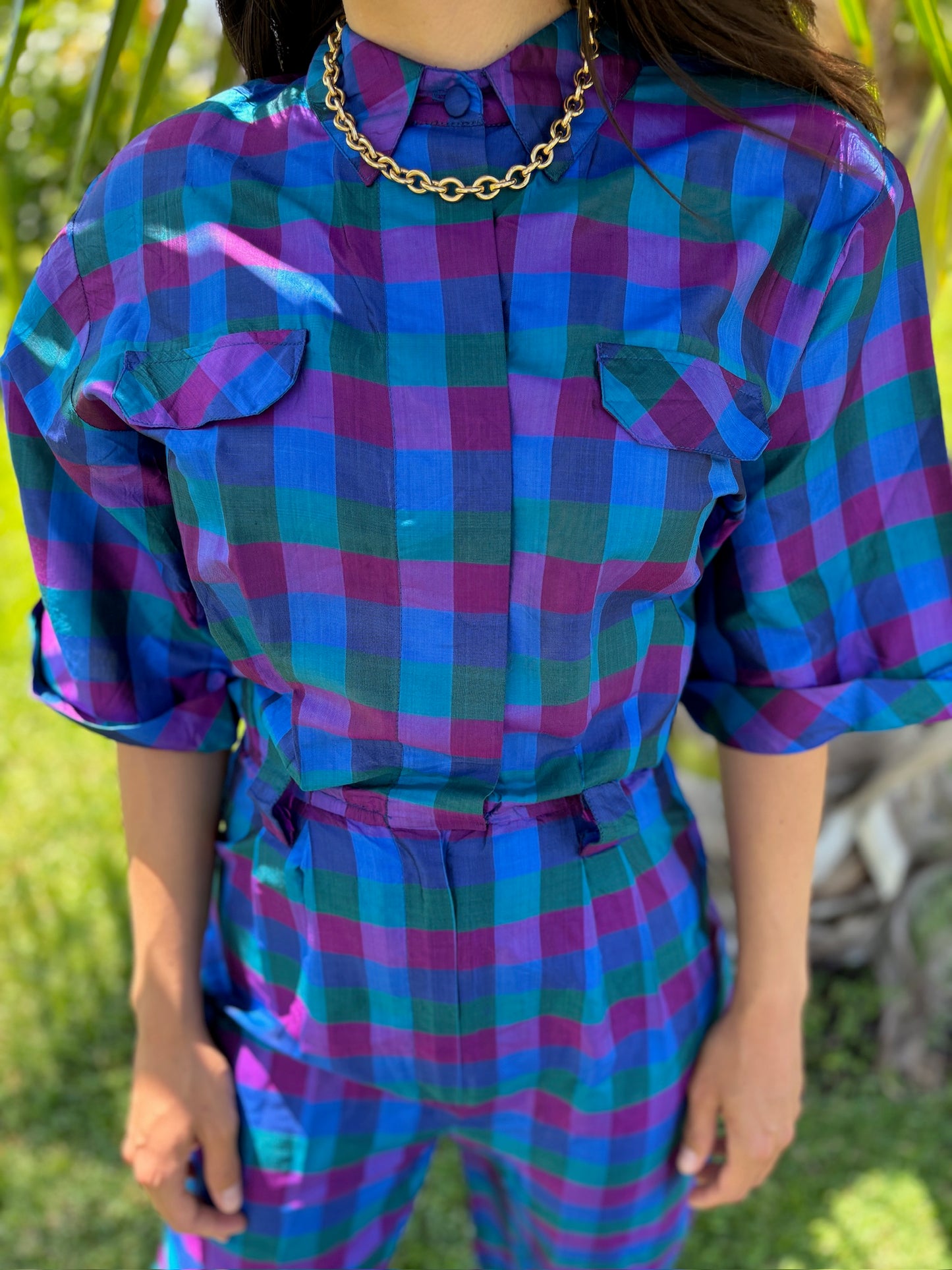 Madras Brooklyn Romper