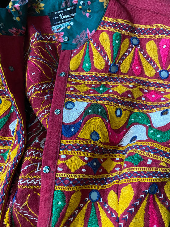 Load image into Gallery viewer, Hand Embroidered Dress from India
