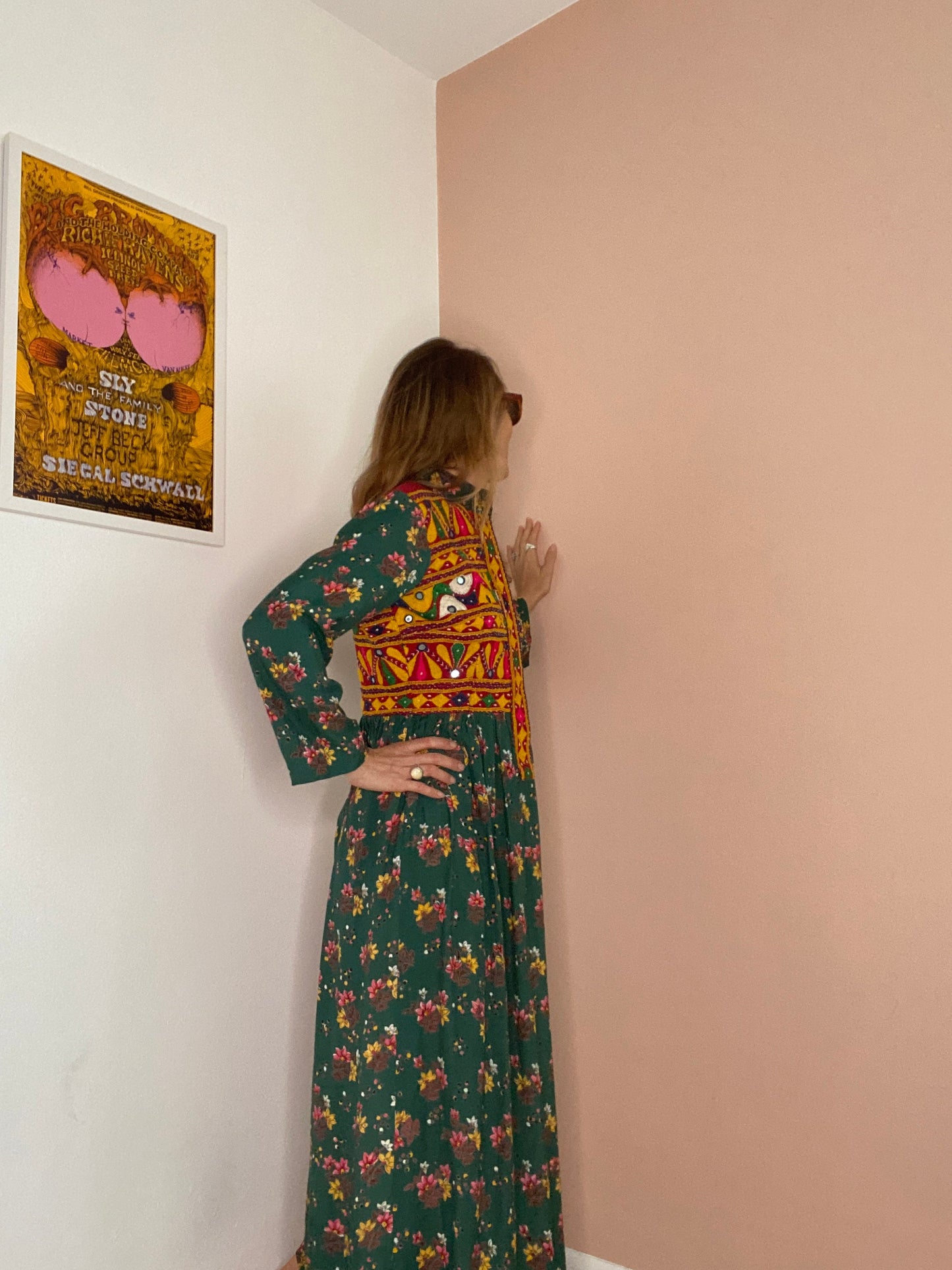 Hand Embroidered Dress from India