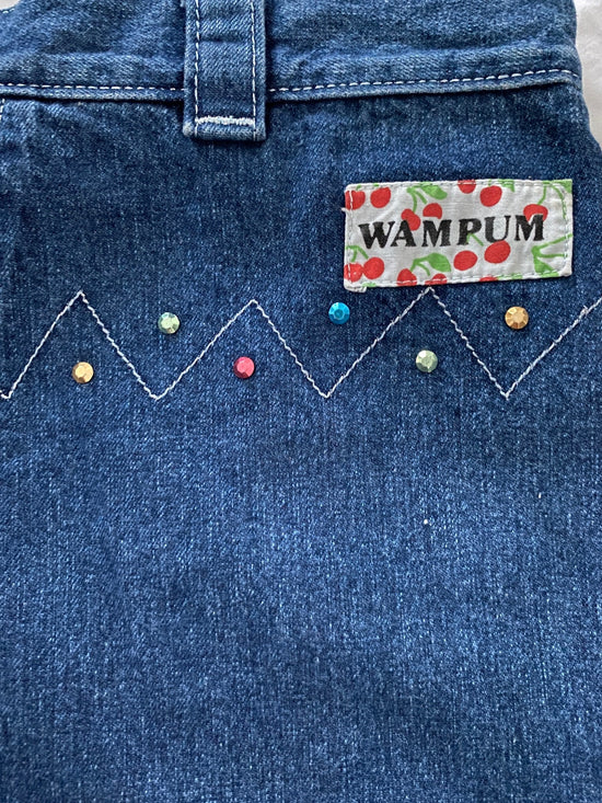 Wampum  Be-Dazzeled 80s Jeans, 26 Waist