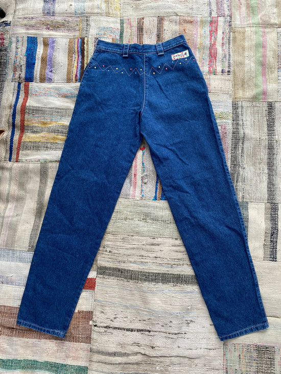Wampum  Be-Dazzeled 80s Jeans, 26 Waist