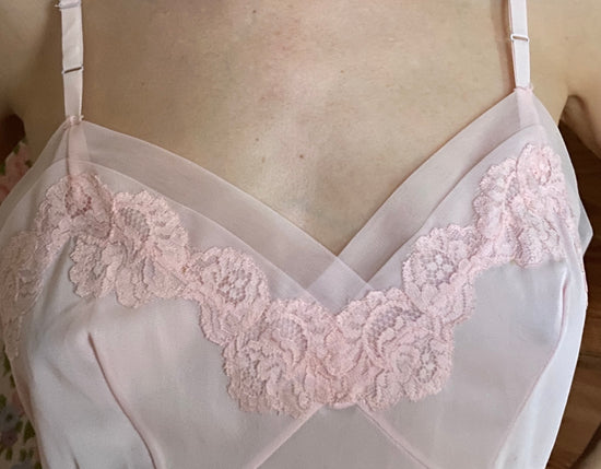 Pink vintage slip