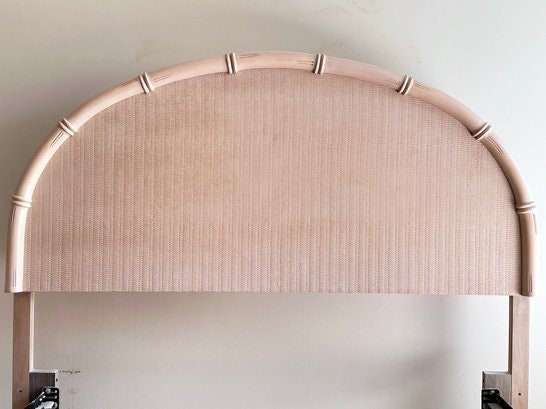 Vintage Coastal Faux Bamboo Full-Queen Headboard By Broyhill Furniture, FREE DOMESTIC SHIPPING