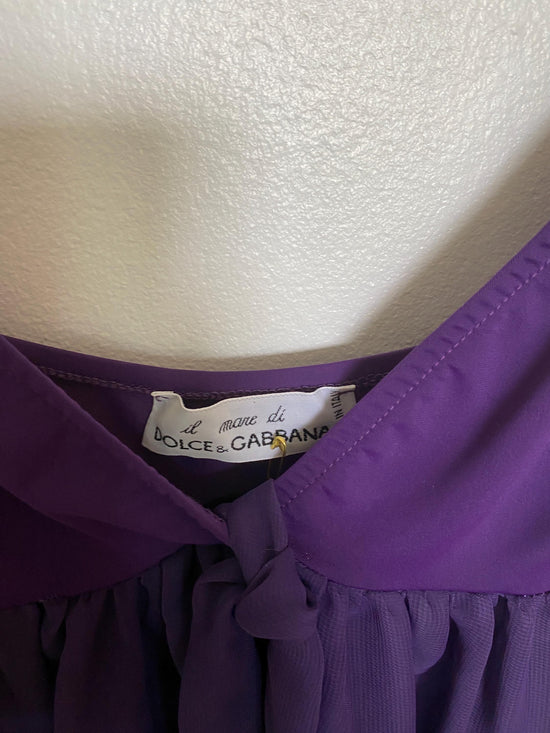 Dolce and Gabbana Beach Cover-Up/Nightie, Purple Lingerie, Valentines Day Gift
