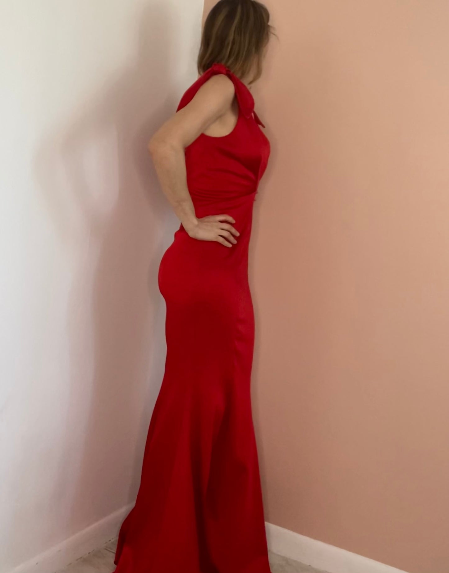 Red Zac Posen Gown, size 4