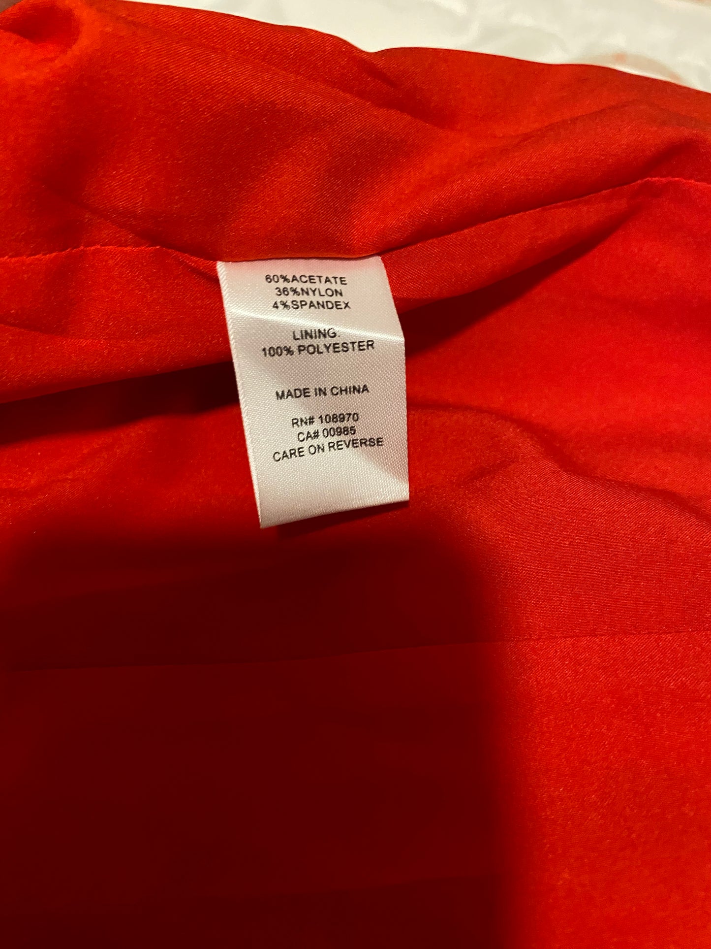 Red Zac Posen Gown, size 4