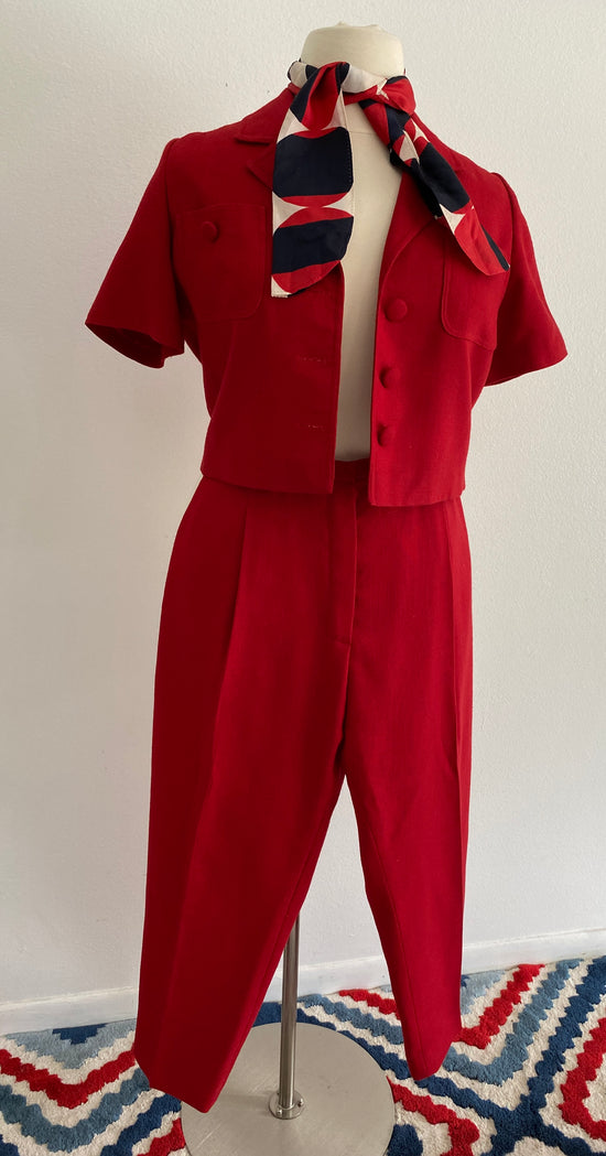 Load image into Gallery viewer, Red Mod Suit // Wear it so many ways!!
