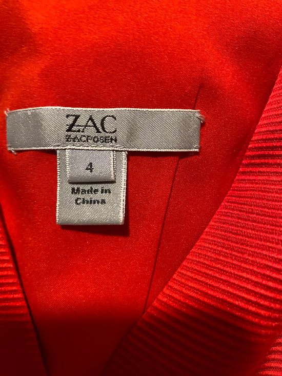 Red Zac Posen Gown, size 4