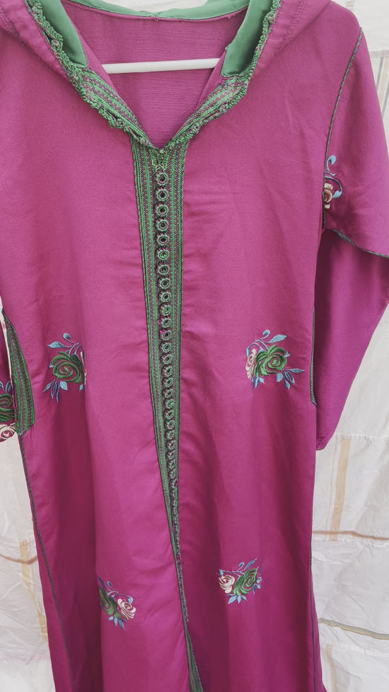 Load and play video in Gallery viewer, 1960s Kaftan from Morocco, Size XS
