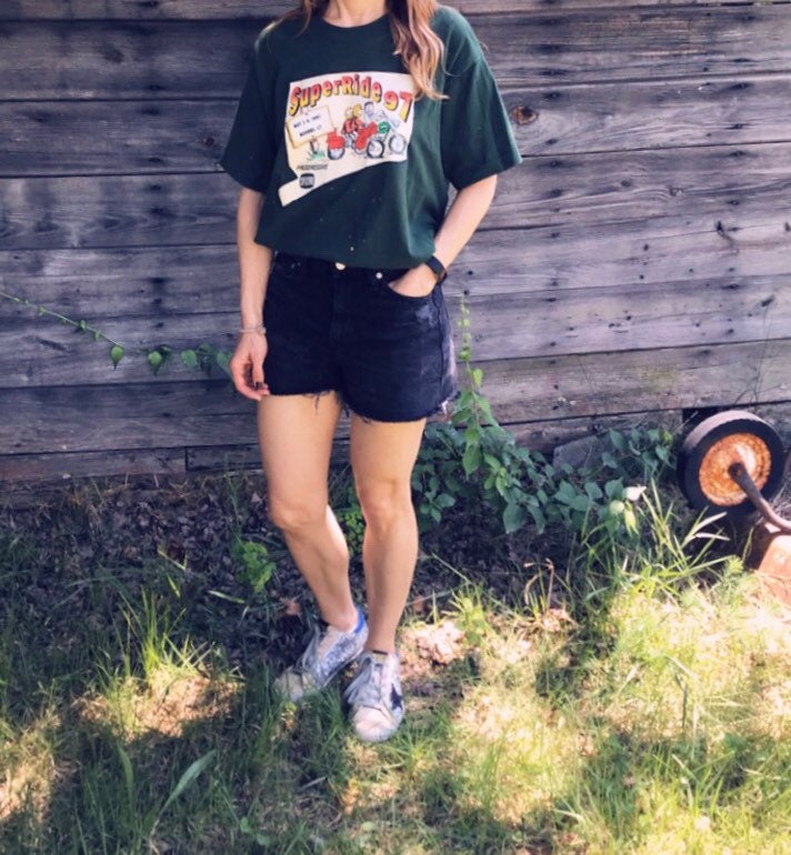 Modus Super Ride Biker Tee 1997 / 90s Biker Tee // Mens Medium // Womens Large