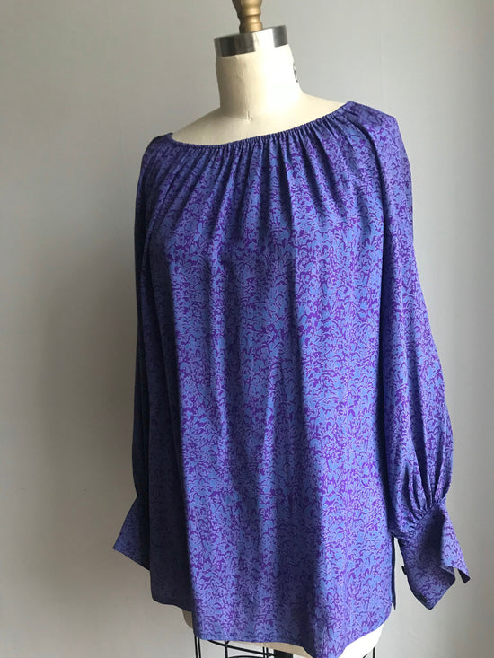 Rare Guy LaRoche Silk Blouse and Skirt Set, Size Small, Waist 26"