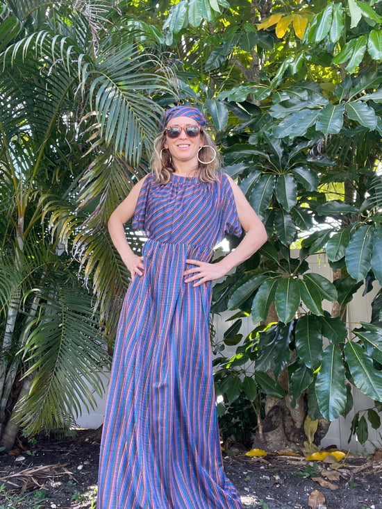 70s Givenchy Resort Dress w Matching Scarf
