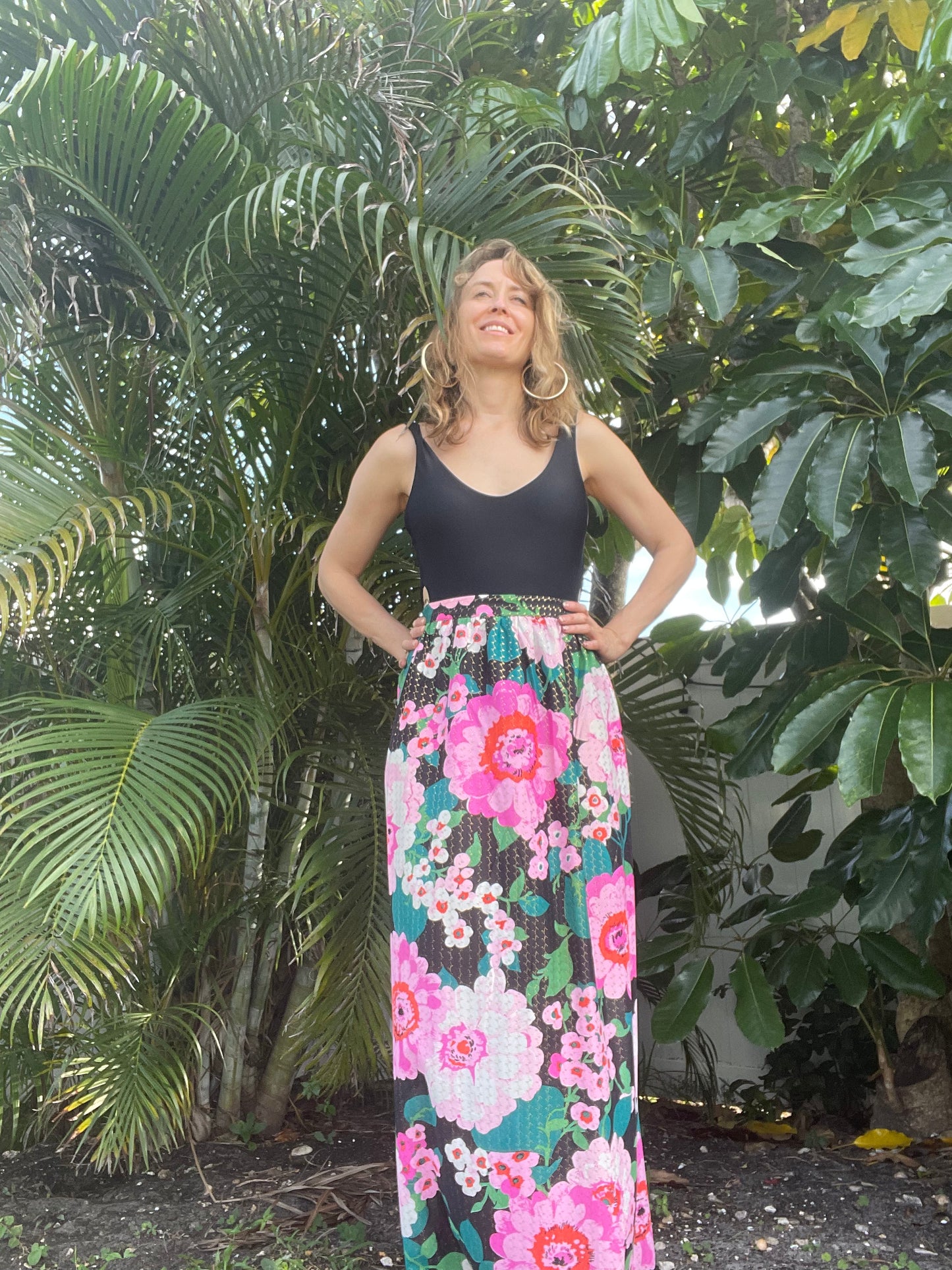 70s boho hot sale maxi skirt