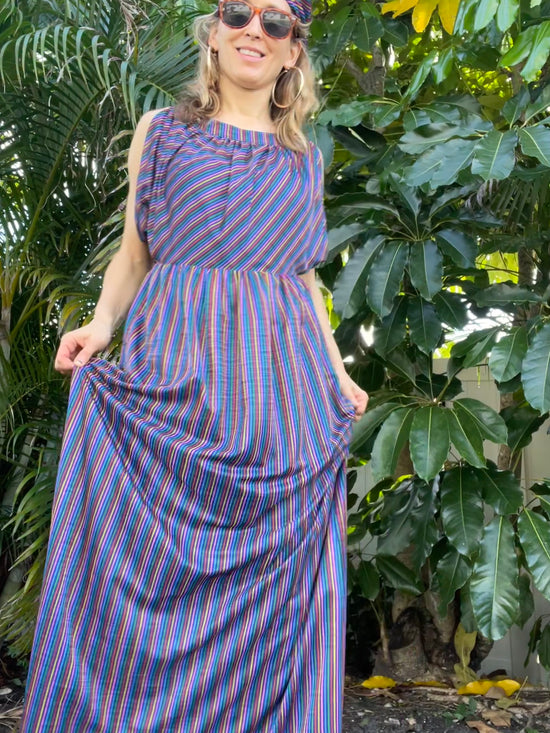 70s Givenchy Resort Dress w Matching Scarf