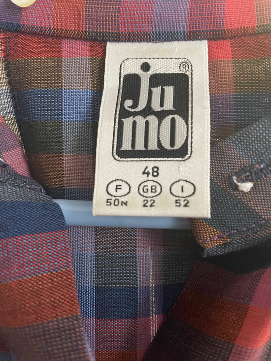 Ju Mo 70s Plaid Dress w Tie Front