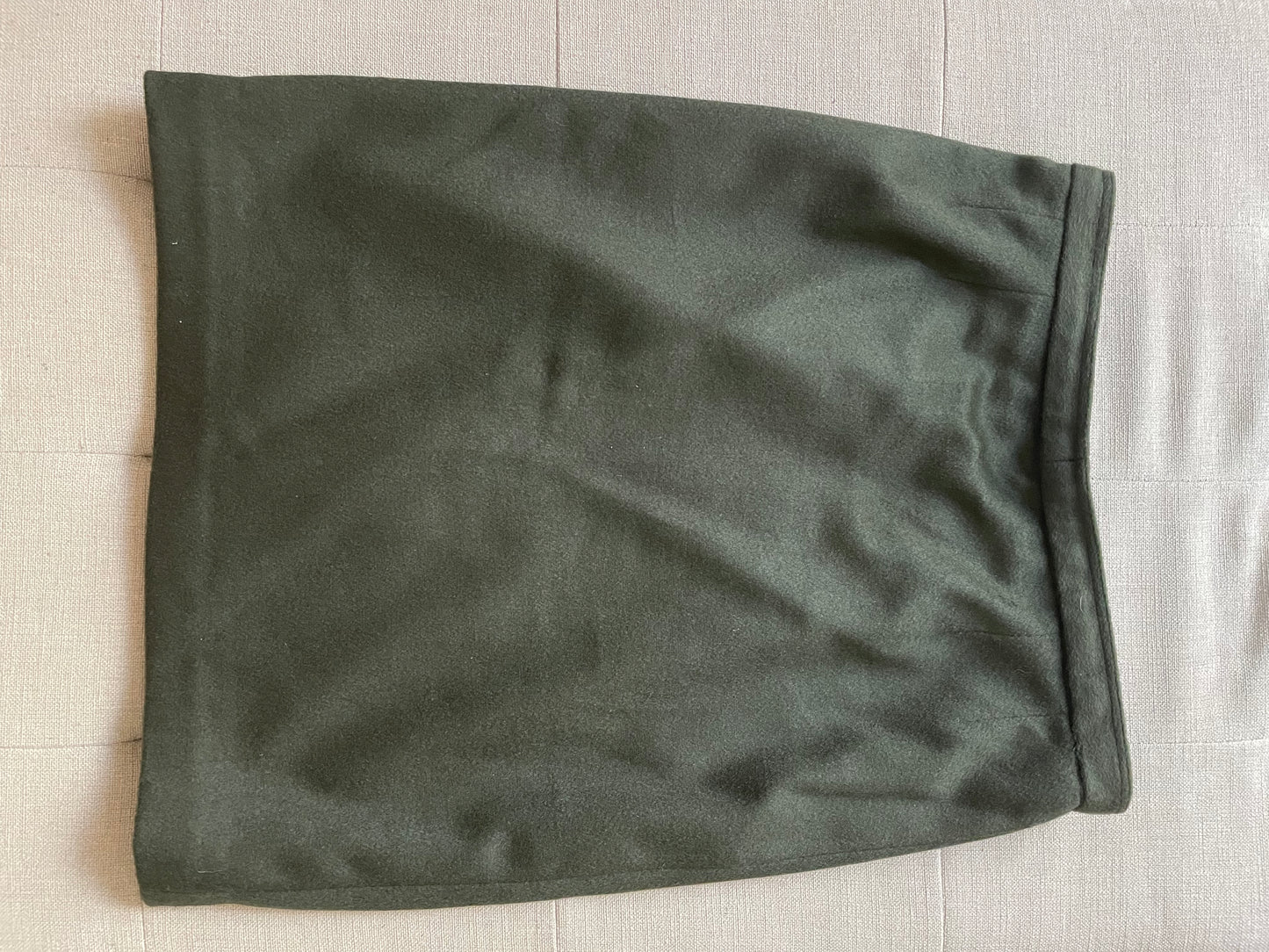 80s Custom Made Olive Suit, Size 10-12